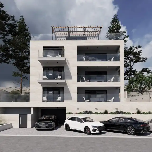 Postira, Brač – stanovi u novogradnji 140 m od mora