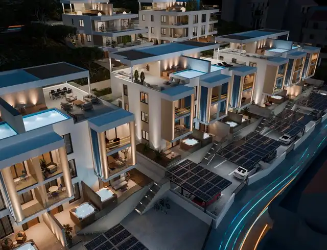 Trogir, Čiovo - Luxusní apartmánový komplex s výhledem na moře