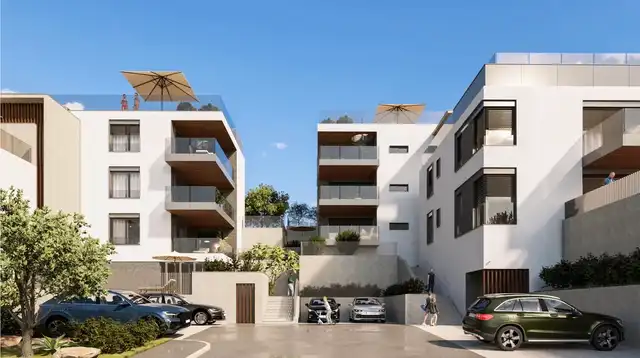 Primošten – nuova costruzione, 10 appartamenti e 2 ville, 100 m dal mare