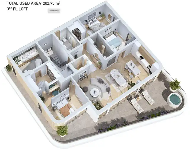 RE9131843D apartment floor plan
