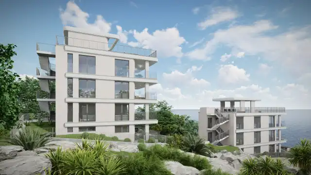 Trogir, Čiovo - Moderní novostavba v první řadě u moře