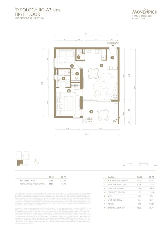 RE329670Tlocrt apartmana