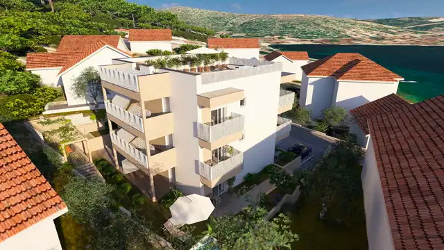 Marina, Poljica - Nowoczesne budownictwo w pobliżu morza