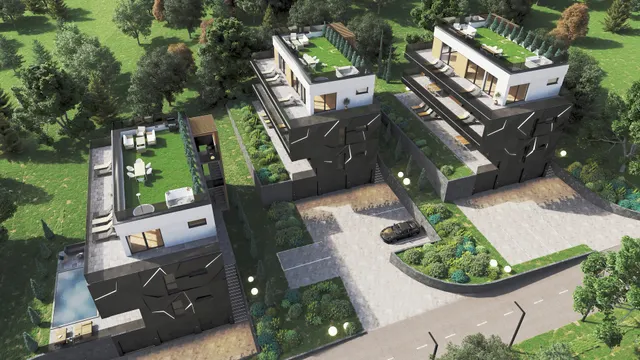 Zagrzeb, Gračani - Projekt luksusowego kompleksu mieszkalnego, nowa budowa