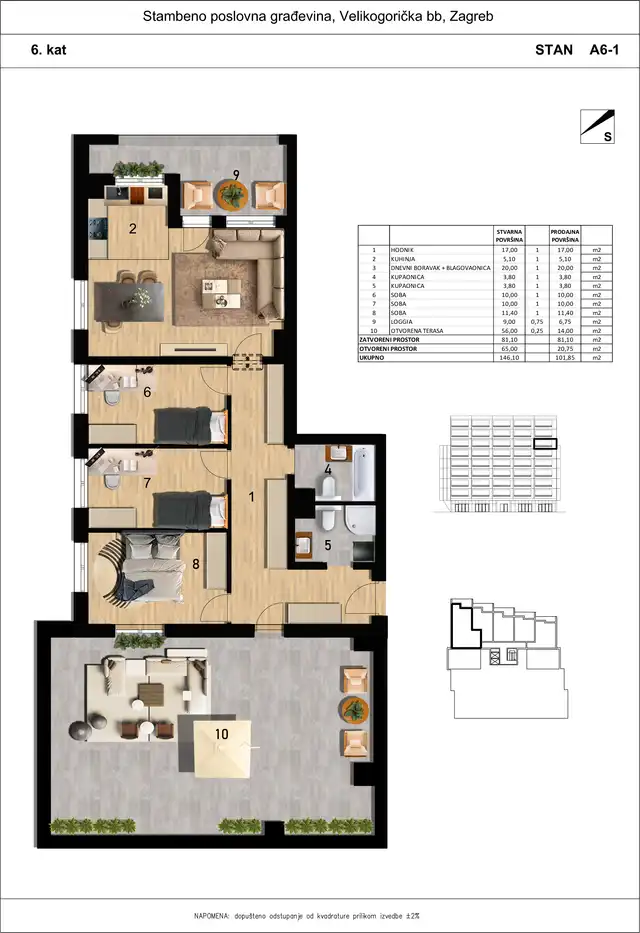 RE379106Tlocrt stana