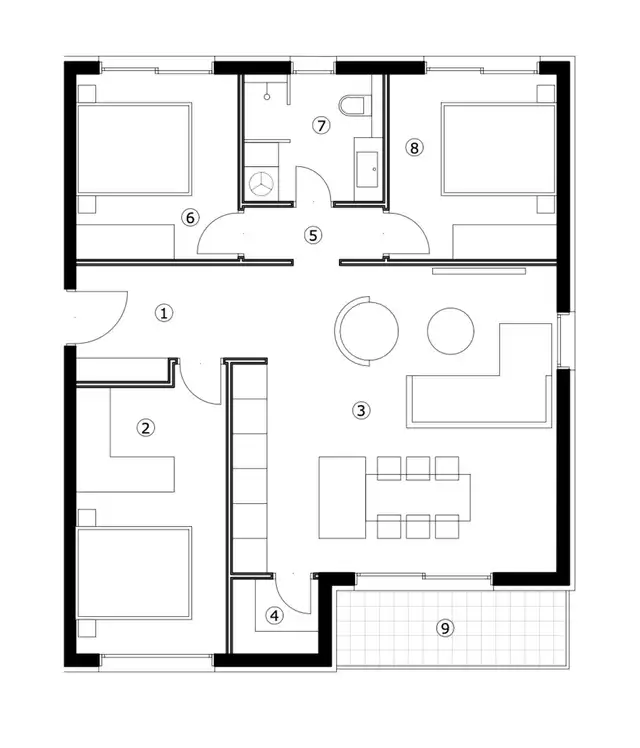 RE622428Plan piętra - Budynek A - S10