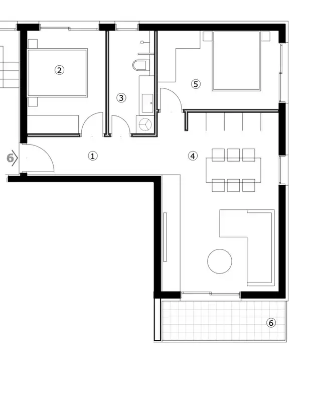 RE628412Plan parteru - Budynek A - S6