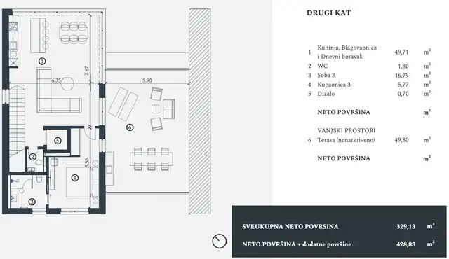 RE598990Tlocrt drugog kata