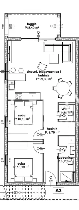 RE85245PŮDORYS BYTU