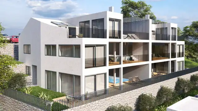 Trogir, Marina – Wohnungen 119–175 m² mit privaten Pools, 150m vom Meer