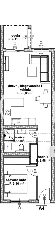 RE82143PŮDORYS BYTU
