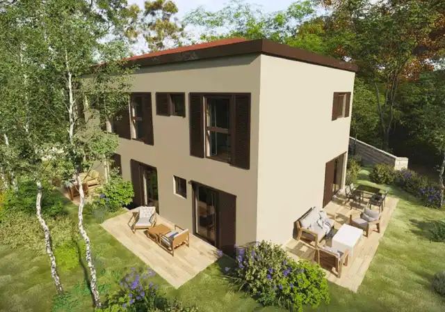 Omišalj, Krk – Neubau mit 4 Zweizimmerwohnungen, Abstellräumen und 2 Parkplätzen