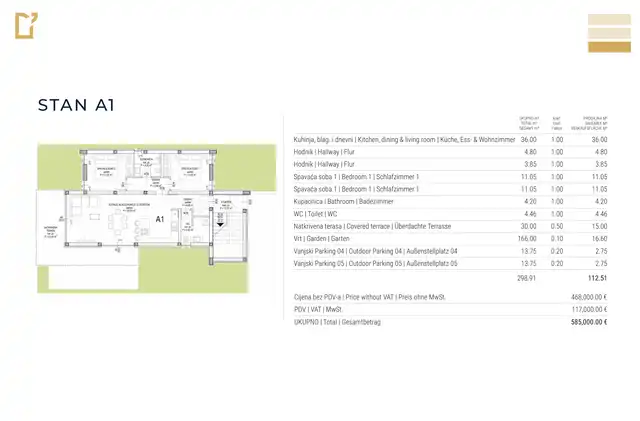 RE186272Plan mieszkania