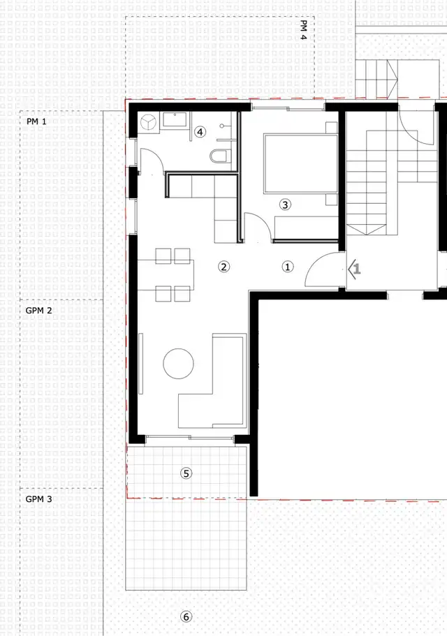RE555151Plan parteru - Budynek A - S1