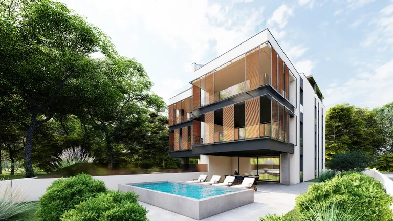 Zadar, Diklo - Luksusowy czteropokojowy apartament z tarasem na dachu 151 m2, NOWA BUDOWA