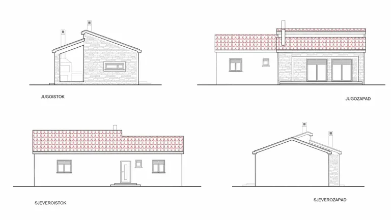 Zadar, Vrsi - house with pool, new building