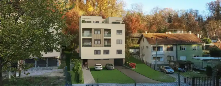 Zagreb, Črnomerec – Trosoban stan s vrtom u novogradnji, 60m2