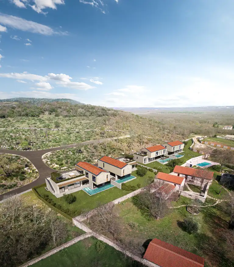 Bale – luksuzna moderna vila s bazenom i krovnom terasom