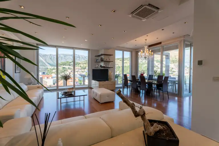Dubrovnik, Lapad - Luxuswohnung mit drei Terrassen und Meerblick