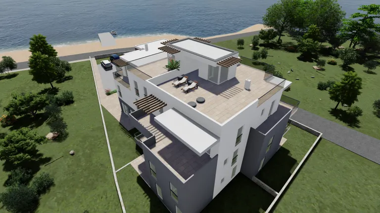 Vodice, Srima - Komerční prostor v přízemí budovy 102 m2