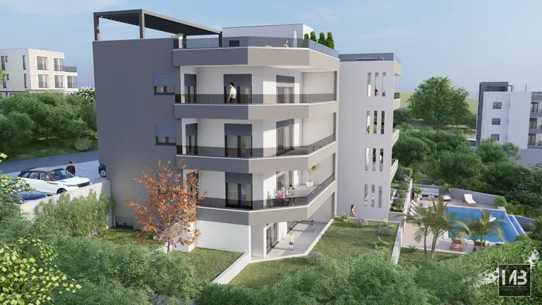 Trogir, Čiovo – Appartamento bilocale con vista mare 100 m2 NUOVA COSTRUZIONE
