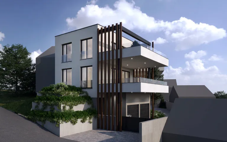 Záhřeb, Šestine – Luxusní dvoupokojový byt v městské vile 88 m2