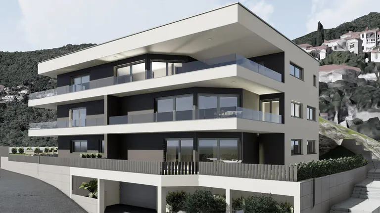Kvarner, Opatija – Appartement de luxe de deux chambres avec vue sur la mer 89 m2