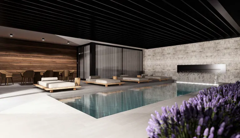 Istrie, Vabriga - Luxusní třípokojový byt s bazénem a zahradou 119 m2
