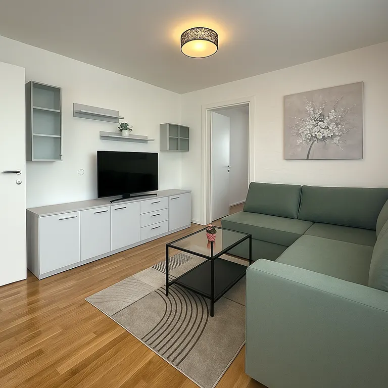 Zagrzeb, Trešnjevka - Umeblowane mieszkanie dwupokojowe 44 m² do wynajęcia
