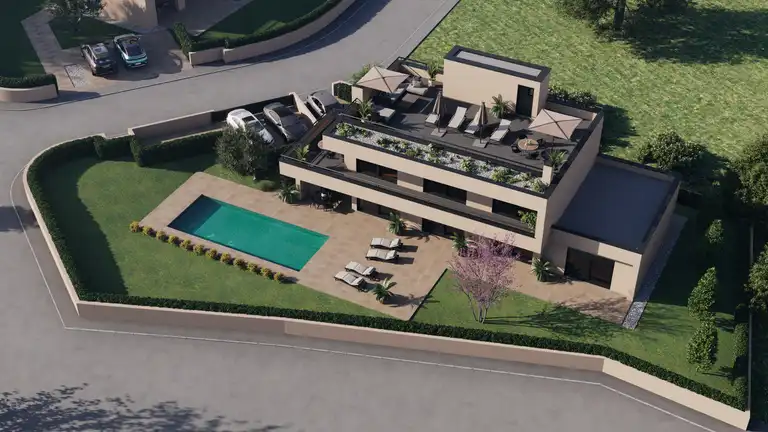 Poreč – villa moderne avec vue sur la mer