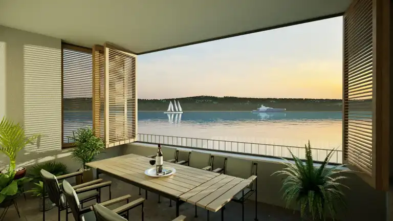 Stan 62 m², Lumbarda Korčula- 3S, prvi redu do mora