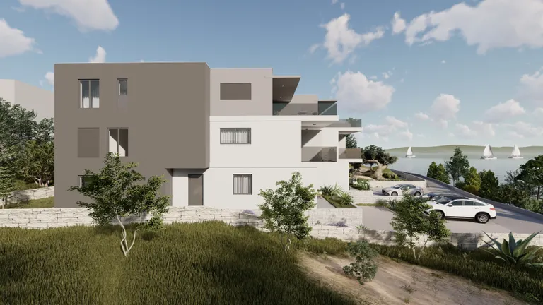 Šibenik, Brodarica - Appartamento moderno in nuova costruzione 107,53m2