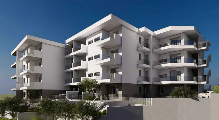 Trogir, Seget Donji – Dwupokojowe mieszkanie z balkonem 52 m2, nowa inwestycja