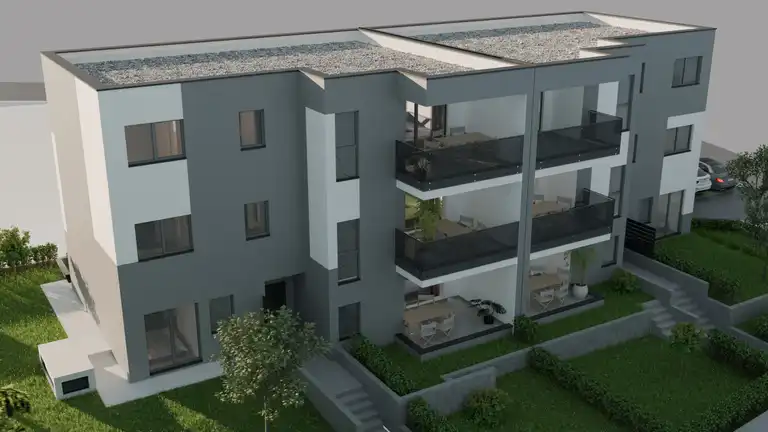 Salona, Mravince - Appartamento con due camere al piano terra con piccolo giardino