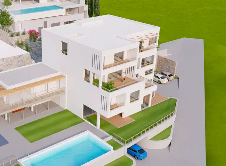 Trogir, Seget Donji - Dvosoban stan s pogledom na more