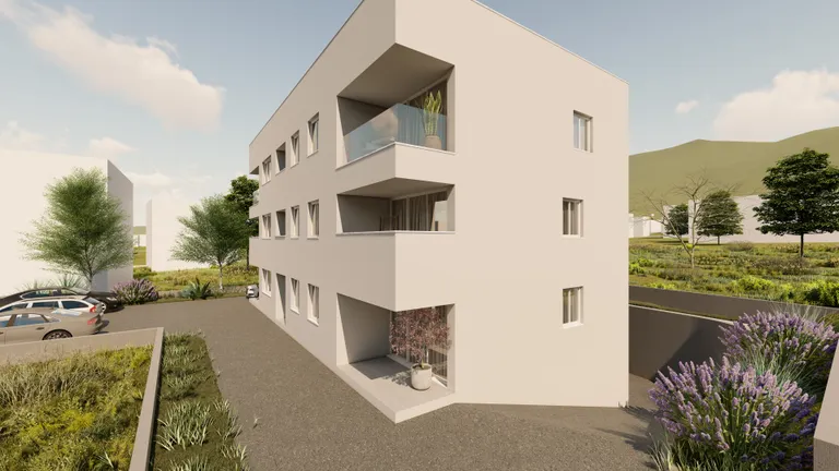 Kaštela, Kaštel Lukšić – Dvojizbový byt byt 58 m2 s balkónom novostavba