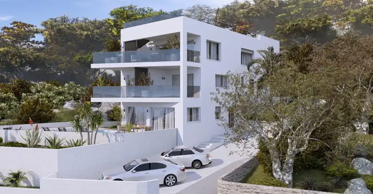 Trogir, Čiovo - Appartement de deux chambres en première ligne de mer
