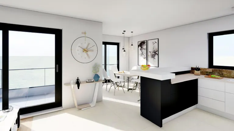 Kaštela, Kaštel Lukšić - Jednosoban stan 60 m2 s lođom novogradnja KREDIT