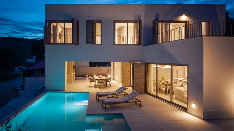 Brač, Splitska - Maison avec vue sur la mer