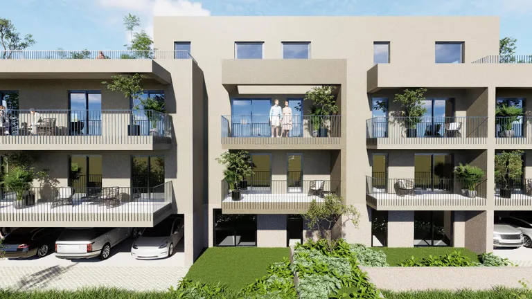 Trogir – Dvojizbový byt blízko centra so záhradou 85 m2 novostavba