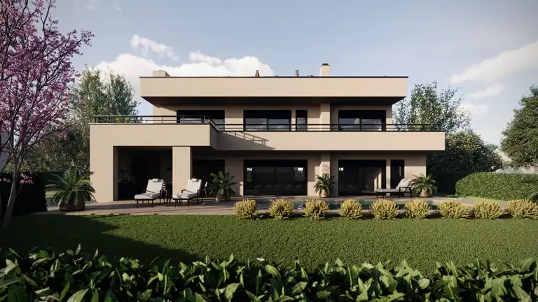 Poreč, environs – Villa moderne avec terrasse sur le toit