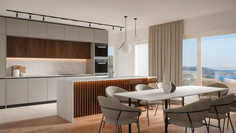 Trogir, Marina - Appartement de trois chambres avec balcon dans un nouveau bâtiment moderne