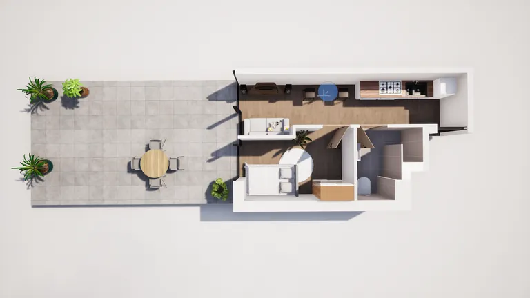 Záhreb, Trešnjevka - dvojizbový byt 50 m2 novostavba