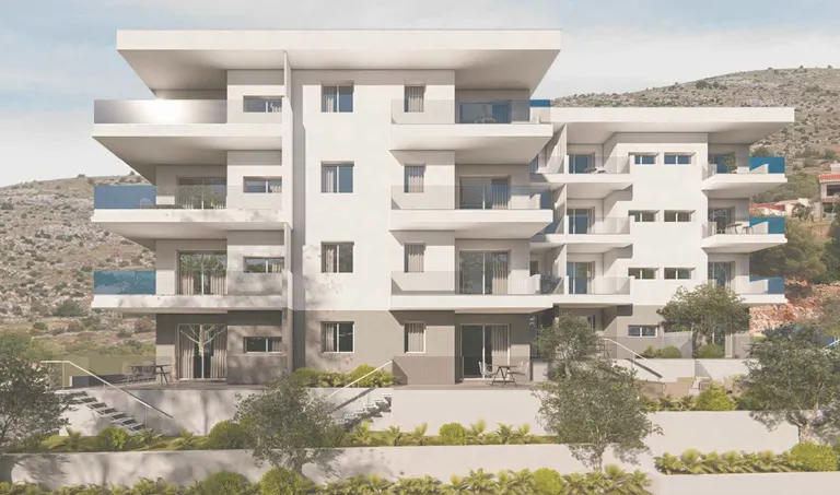 Trogir, Seget Donji – Dwupokojowe mieszkanie z balkonem 52 m2, nowa inwestycja
