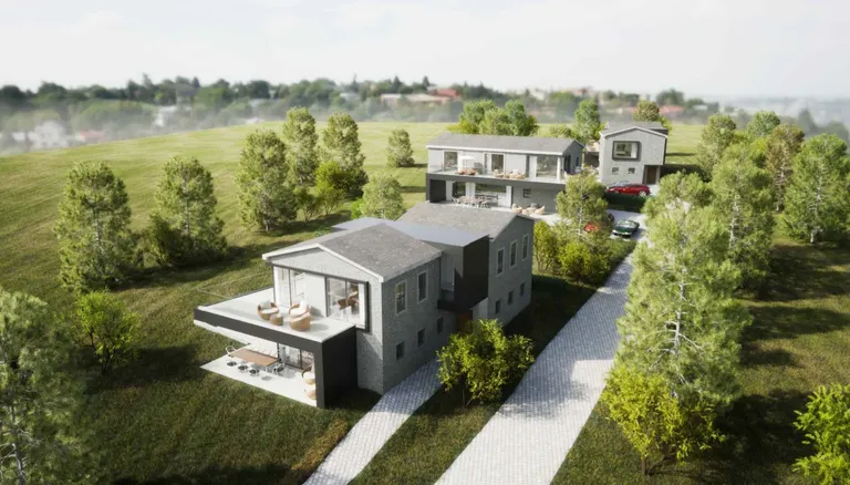 Istra, Oprtalj – Terrain à bâtir avec projet, NOUVEAU PRIX !