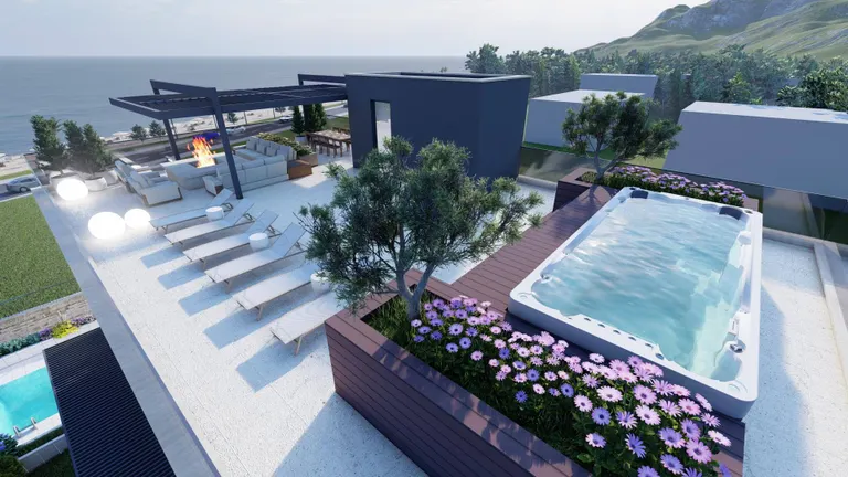 Zadar, Sukošan - Penthouse v novostavbe, 123 m2