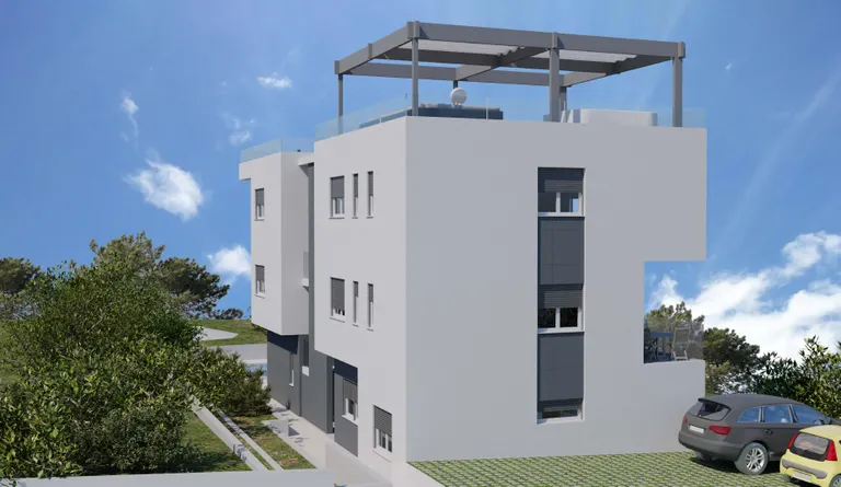 Trogir, Čiovo - Dvojizbový byt NOVÁ STAVBA 58 m2