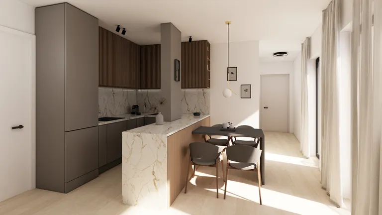 Záhřeb, Črnomerec - třípokojový byt s balkónem 65 m2 novostavba
