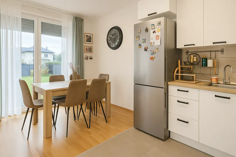 Záhreb, Dugave - moderný trojizbový byt 51 m2 s parkovacím miestom, záhradou a skladom