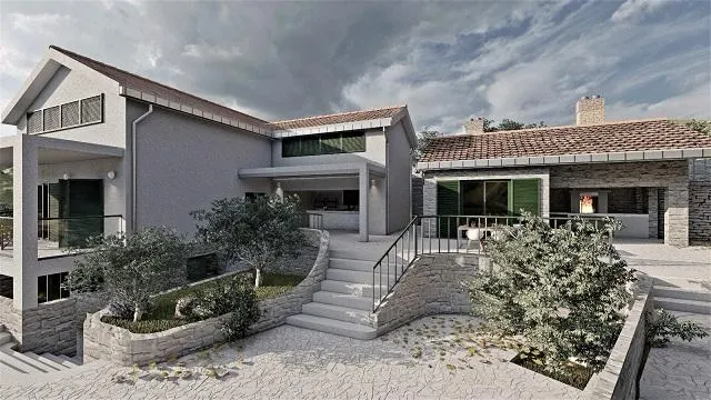 Split, Podstrana - Pozemok s projektom, 5300m2